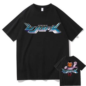 T-shirt da uomo Bjork Army of Me Aphex Twin Hip Hop Music Album Stampa T-shirt Estate Uomo Donna Tshirt Manica corta T-shirt oversize da uomo Top T230103