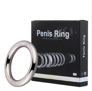 Przedłużenia produkty seksualne SM dla dorosłych zabawki metalowy penis pierścień wilk zębów