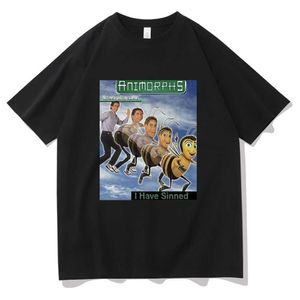 Erkek Tişörtler Animorflar Mem Essential T Shirt Tanrı bile bizi kurtaramaz T-shirt Ben günah işledim tees komik erkekler kadınlar rahat harajuku tshirt t230103