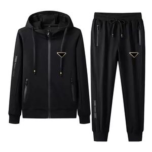 2023MEN'S TRACHSUITS HODIE مجموعات SWESSSHIRTS و PANTS DESTRICER TRACKSUITS PUSITS SUITS SPRING Autumn Tracksuit مع رسائل Budge Black Blue