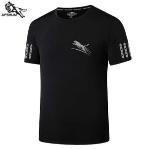 Erkekler T-Shirts T-Shirt Erkekler L-6XL 7XL 8XL Yaz Yeni Erkekler Kısa Kollu T-Shirt Erkekler Streç fitness Erkekler Günlük Hızlı Kuru Tişörtler 9116 T230103