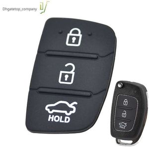 Ersatz Gummi Auto Remote Key Fob Shell Für Hyundai Creta I20 I40 Tucson Elantra Santa fe Solaris ix35 ix45 Schlüssel Abdeckung Fall