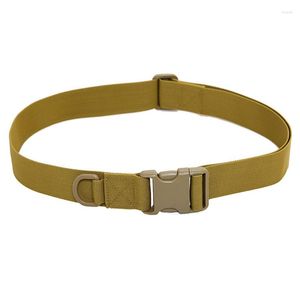 Taille Unterstützung Militär Hosen Gürtel Armee Taktische Nylon Gurtband Schnalle Für Outdoor Camping H7JP