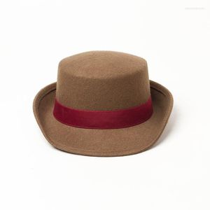 Berets x512 Ladies Wool Fearsator Hat Drop Fedora Unisex Vintage Hats Trilby Man's Performance Cap