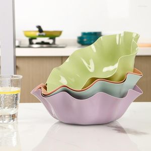 Plates Creative Modern Living Room Storage Tray European Style Home Lotus Leaf Fruit Plate Office Desktop Snack Candy