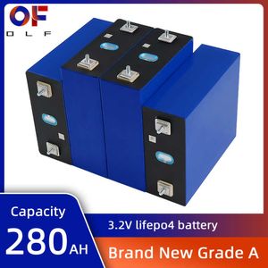 3.2V 280Ah Rechargeabl Lifepo4 Solar Battery 1/4/8/16PCS Lithium Iron Phosphate Cell For Vans Campers EV Boats Yacht Golf Carts
