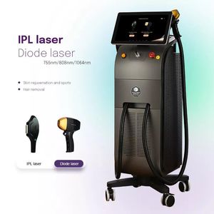 Top Sales Diode laser hair removal machine 2 handle ice platinum titanium price lazer hair remove salon beauty application