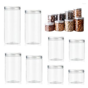 Storage Bottles Food Jas With Lid Sealed Canister Bottle Container Kitchen For Tea Coffee Bean Sugar Cookie Multi-Size 3pcs