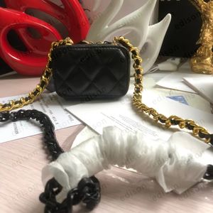 22 Mini New Spring and Summer Chain Bag 여성 립스틱 핸드백 내마모성 램 스킨