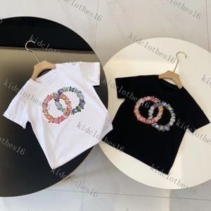 Kids Fashion Tshirts 2023 New Arrival Short Sleeve Tees Tops Boys Girls Children Casual Letter Printed with letter Pattern T-shirts Pullover new luxury tops brand