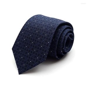 Bow Ties Classic Fashion Polka Dot Casual Business Formal Working Slips Up Shirt Clothes Apparel Uniform Gentleman for Men Blue