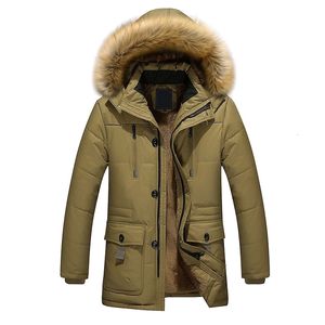 Men s Jackets Rainbowtouches Fur Collar Hooded Men Winter Fashion Warm Wool Liner Man and Coat Windproof Male Parkas 221231