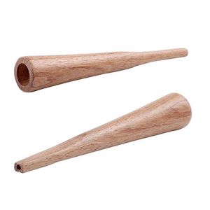 Smoking Natural Wood Pipes Dry Herb Tobacco Filter Preroll Rolling Cigarette Cigar Holder Tube Portable Innovative Design Wood Handpipes