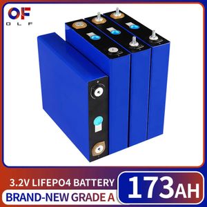 1/4/8/16/32 st 3.2v 170AH 173AH LIFEPO4 NYTT RECARGABLE Batteripaket litiumjärnfosfat Prismatisk solcell för båtgolf RV