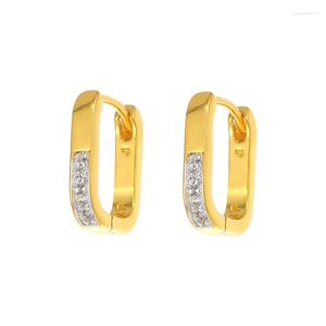 Hoop Earrings Korean Fashion Wedding/Party Accessories Gold Color Women Anti-Sensitive Offers With