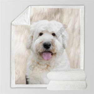 Blankets Old English Sheepdog Cozy Premium Fleece Blanket 3D All Over Printed Sherpa On Bed Home Textiles