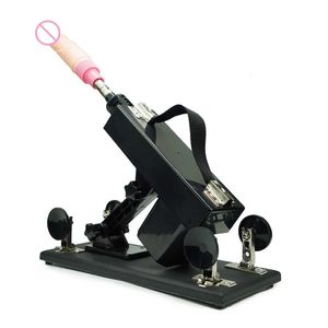 Máquina de arma de brinquedo sexual, conexão automática, acessórios fe masculino, vestíbulo, pênis fe