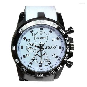 Wristwatches High Quality Men'S Watch Stainless Steel Luxury Sport Analog Quartz Modern Men Fashion Wrist Male Moment Drop