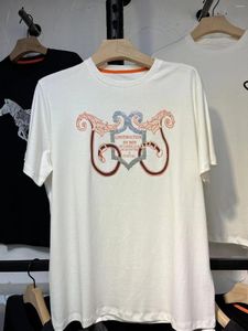 Herren-T-Shirts, modisch, Zc9590, Herren-Oberteile, T-Shirts, 2023, Runway, luxuriöser europäischer Design-Druck, Party-Stil, T-Shirts, Kleidung