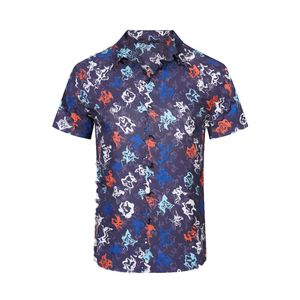 Camisas de designer de luxo Moda masculina camisa de boliche tigre Hawaii Floral Camisas casuais Men Slim Fit Sleeve Dress Camisa 66gmyang