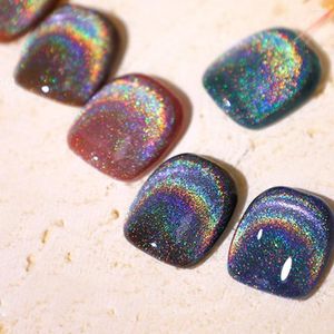 Nail Gel 10ml Polish Excellent Saturation Quick Drying Natural Reflective Glitter Sparkling Soak Off For Salon