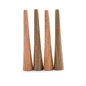 Smoking Natural Wood Pipes Dry Herb Tobacco Filter Preroll Rolling Cigarette Cigar Holder Tube Portable Innovative Design Wood Handpipes DHL