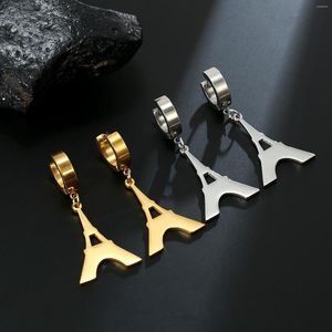 Dangle Earrings Sipuris Paris Eiffel Tower Vintage Stainless Steel For Women Geometric Pendants Jewelry Accessories Gifts