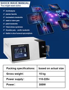 Studing EMS Focus Shockwave UK Uk Ed Terapy Maszyna Koszt RF Częstotliwość radiowa mężczyźni, które pracują 3 w 1 Transformer Massager Bolesny sprzęt pomocy