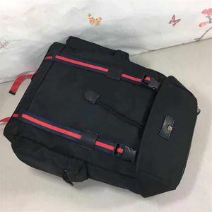 Classic flip embroidery luxurys designers backpacks men large real leather canvas mens backpack ladies bags handbags size 32 45 14259n
