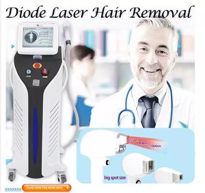 Potrójne długości fali 755 808 1064 NM Dioda Maszyna laserowa Pionowa Typ pionowy Szybkie bezpieczne urządzenie do usuwania włosów Odmładzanie skóry