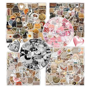 De senaste vintage dekorativa klistermärkena Girly Heart Sticker Notebook Decoration Car Guitar Suitcase Många färgalternativ Support för anpassad logotyp