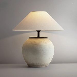 Lampade da tavolo 50x53 cm in ceramica in ceramica in stile giapponese per soggiorno silenzioso designer di design da letto comodino neo