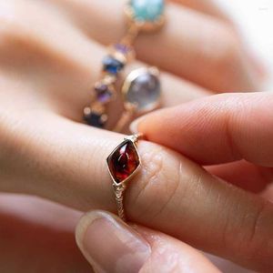 Кластерные кольца роскошные янтарь для женщин 925 Серебряное кольцо стерлинго