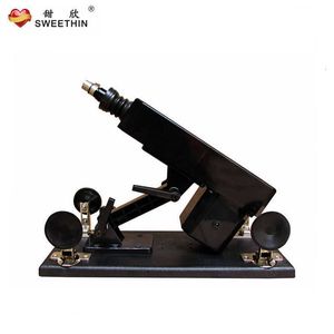 Sexspielzeugpistolenmaschine Tianxin A12 Damen vollautomatische Teleskop-Zieh- und Einführsimulation Penis-Masturbationsgerät für Erwachsene