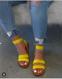 Flat S Summer Shoes Sandals Women Fashion Open Toe Toe Color Font Casual удобный плюс размер обувь Fahion Caual Plu 224