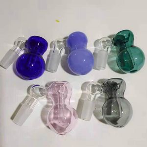 14mm 18mm Çok Fonksiyonlu Cam Ampul Ash Catcher Bowl Hourahs Gurd Percolator İki Eklem Boyutu