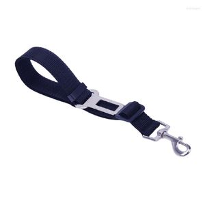 Hundhalsar Pet Car Traction säkerhetsbälte Infällbar nylon Harness Lead Clip Exklusiv Bekväm bettbeständig Easy Clean Supplies