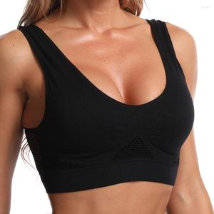 Yoga Outfit Sport BH Aktiv utan ram Dam Tube Crop Top Fitness Tjejer Underkläder Bralette Sportkläder Dam Plus Size Push Up