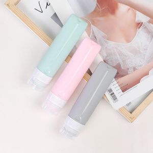 Storage Bottles 1PC Silicone Soap Tube Portable Travel Size Toiletry Bottle For Lotion Shampoo Refillable Cosmetic Container