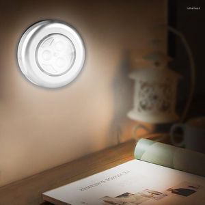 Luci notturne 5pcs LED Light Super Bright Cabinet Armadio a risparmio energetico Lampada Camera da letto StairsCloset Kitchen