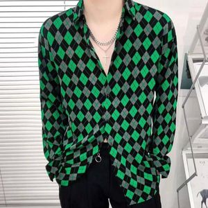 Camicie casual da uomo Moda Zc503 Abbigliamento da uomo in stile party di design europeo di lusso della passerella 2023
