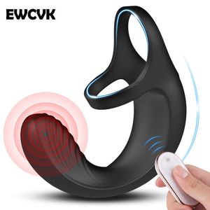 Itens de beleza Vibradores de testículo Men massageador de massageador anel de pênis Sexy Toys for Chastity Belt Earded Ejaculation Masturbador masculino