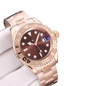Mens Movement Watch 40mm Automatisk mekanisk vattentät klocka Stålband Perfekt kvalitet Business Wristwatches