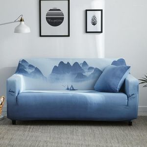 Krzesło Covers w stylu chiński elegancka elastyczna kanapa okładka rozciągnięta lakier l kształt fotela sofa meble meble ochraniacza