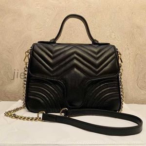 Designerska torba na ramię skórzane torebki Wysokiej jakości kobiety lady marmont torebki oryginalne skórzane torebki crossbody Tote