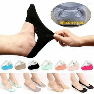 Women Socks 5pairs/lot Invisible Nonslip Loafer Boat Liner Ankle Comfortable Accessories Various Colors