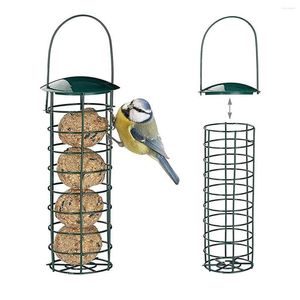 Outros pássaros suprimentos de pássaros 1pc Birds Grease Ball Holder Feeder Park Garden Garden Ferro de Ferro ao ar livre Feeding Portátil Wild Hanging