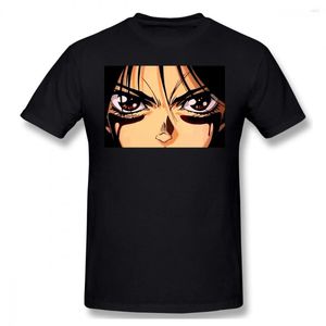 Męskie koszulki T Copie de Gunnm Gally Drukuj bawełniany T-shirt Alita Battle Angel Manga Artist Men Men Fashion Streetwear