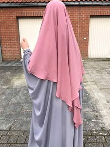 Etnisk kläder Scarf Hijab Woman Ready to Wear Islamic Clothes Long Khimar Headscarf Dubai Turkish Modesty Head Wrap Headdress