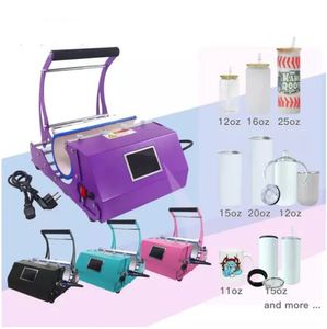 USA Warehouse Sublimation Machine Heat Press Machine for 20oz Straight skinny tumbler Hot Printing Digital Baking Cup in Bulk Wholesale Mult-color by Fedex Z11